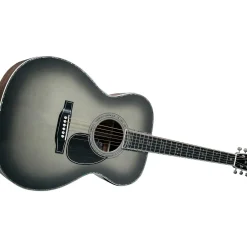 Martin Limited-Edition OM-45 John Mayer Signature Platinum Acoustic Guitar Gray Sunburst