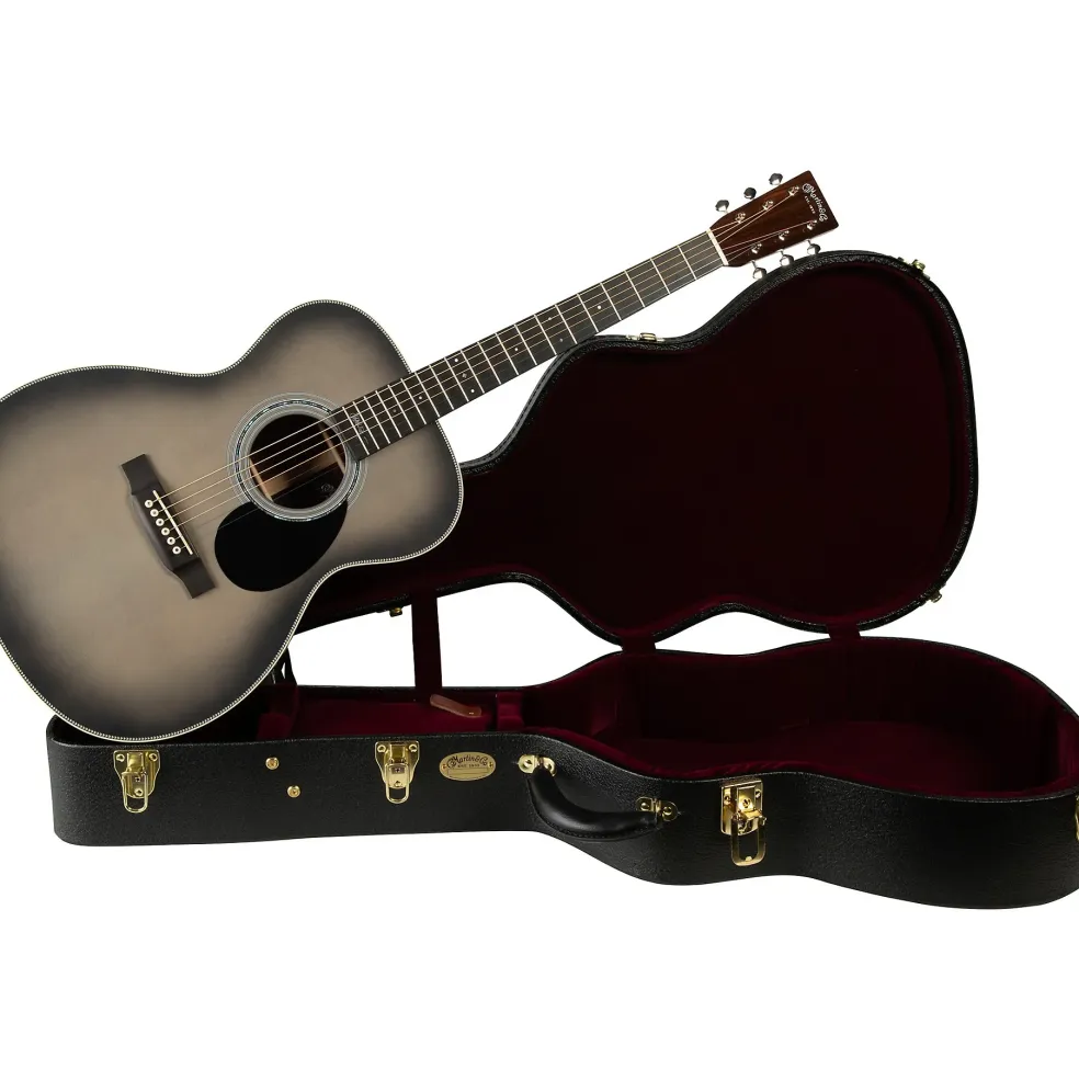 Martin OMJM 20th Anniversary John Mayer Signature Acoustic-Electric Guitar Gray Sunburst