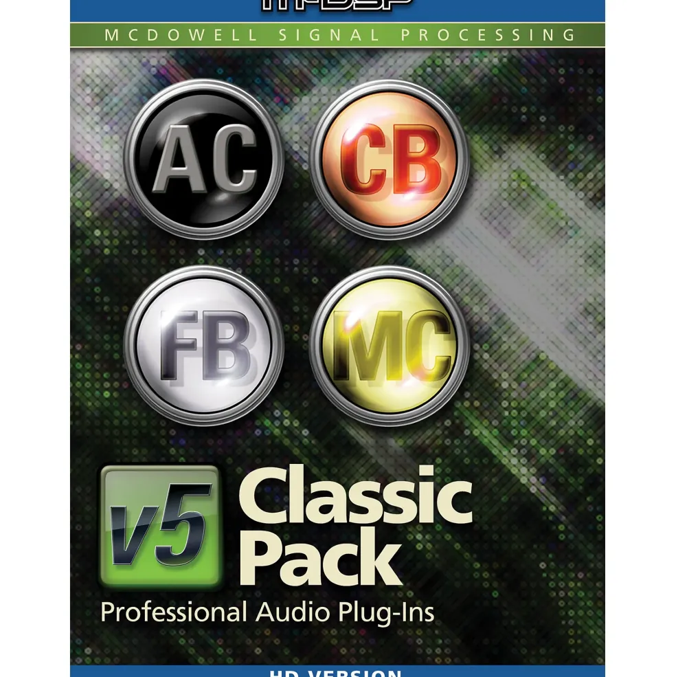 McDSP Classic Pack HD v7 Software Download
