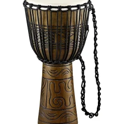 MEINL Artifact Series Hand-Carved Djembe 12 in. Brown