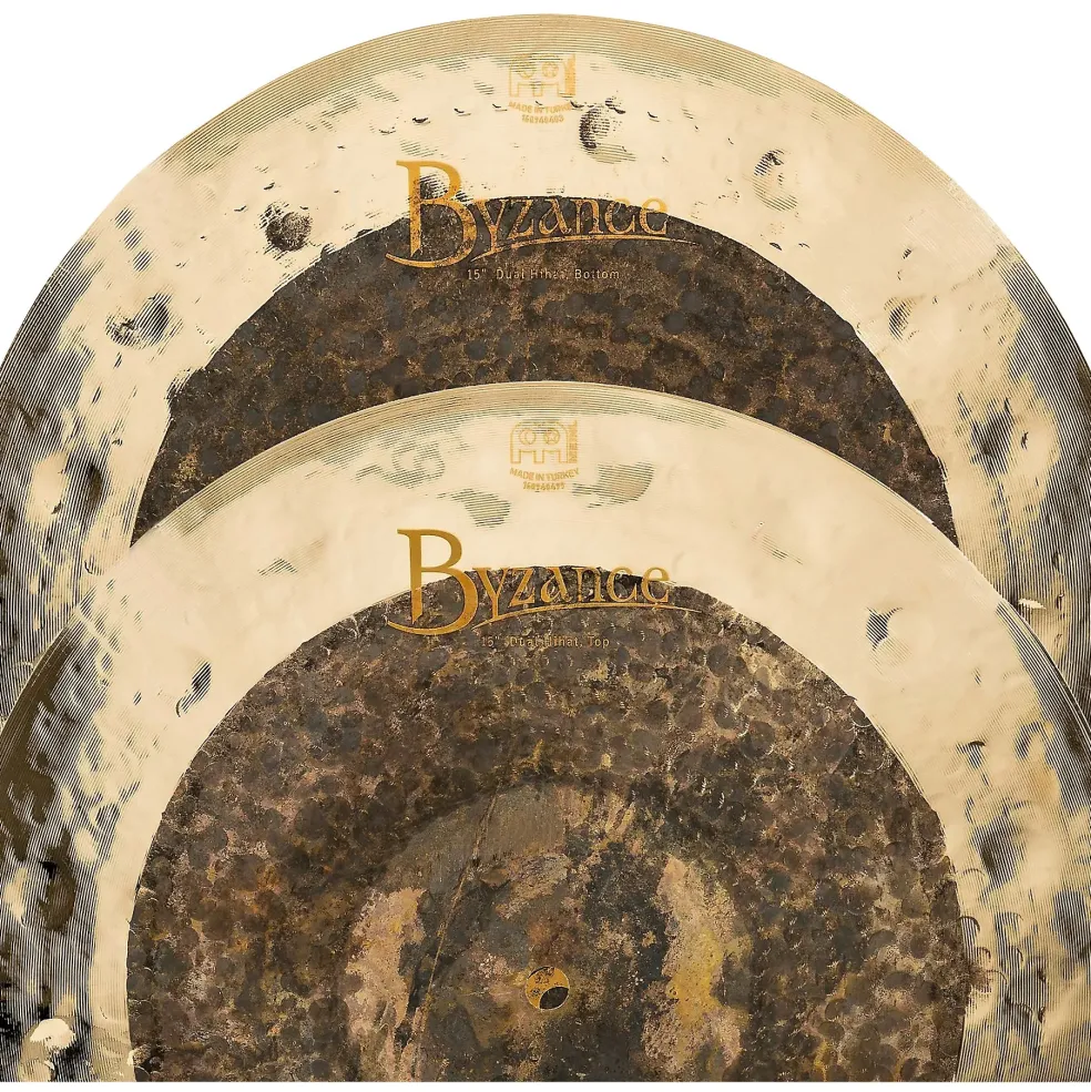 MEINL Byzance Extra Dry Dual Hi-Hat Cymbal Pair 15 in.