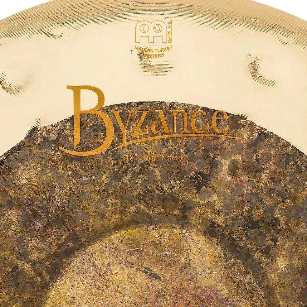 MEINL Byzance Extra Dry Dual Crash Cymbal 18 in.