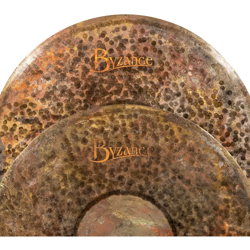 MEINL Byzance Extra Dry Medium Thin Hi-Hat Cymbal Pair 15 in.