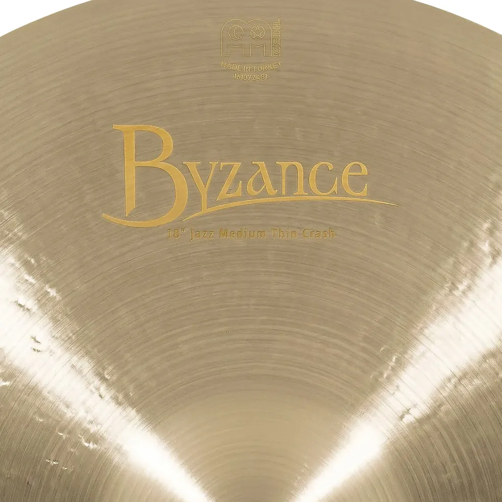 MEINL Byzance Jazz Medium Thin Crash Traditional Cymbal 18 in.