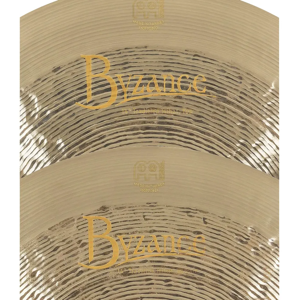 MEINL Byzance Jazz Tradition Hi-Hat Cymbal Pair 14 in.