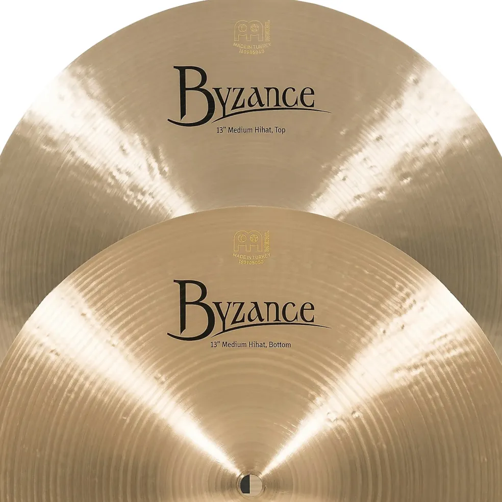 MEINL Byzance Medium Hi-Hat Cymbals 13 in.