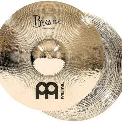 MEINL Byzance Medium Hi-Hat Brilliant Cymbals 14 in.