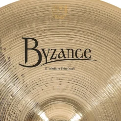 MEINL Byzance Medium Thin Crash Brilliant Cymbal 17 in.