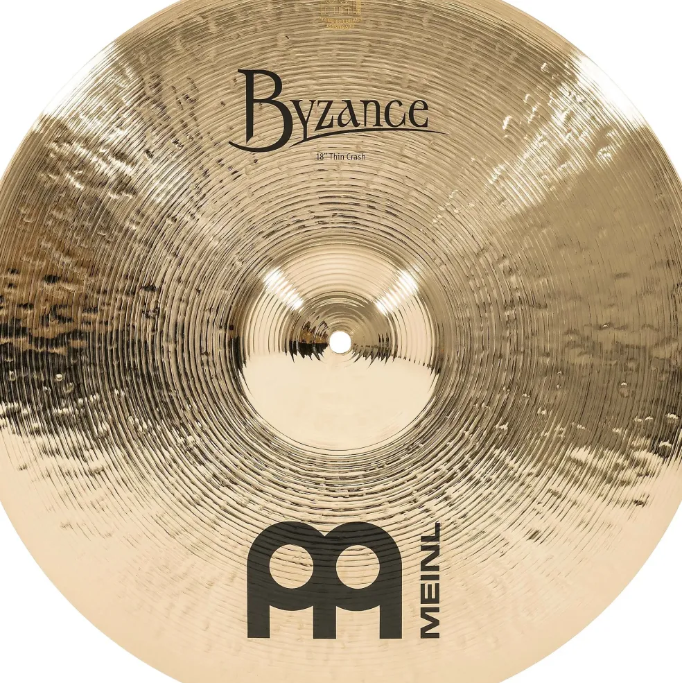 MEINL Byzance Thin Crash Brilliant Cymbal 18 in.