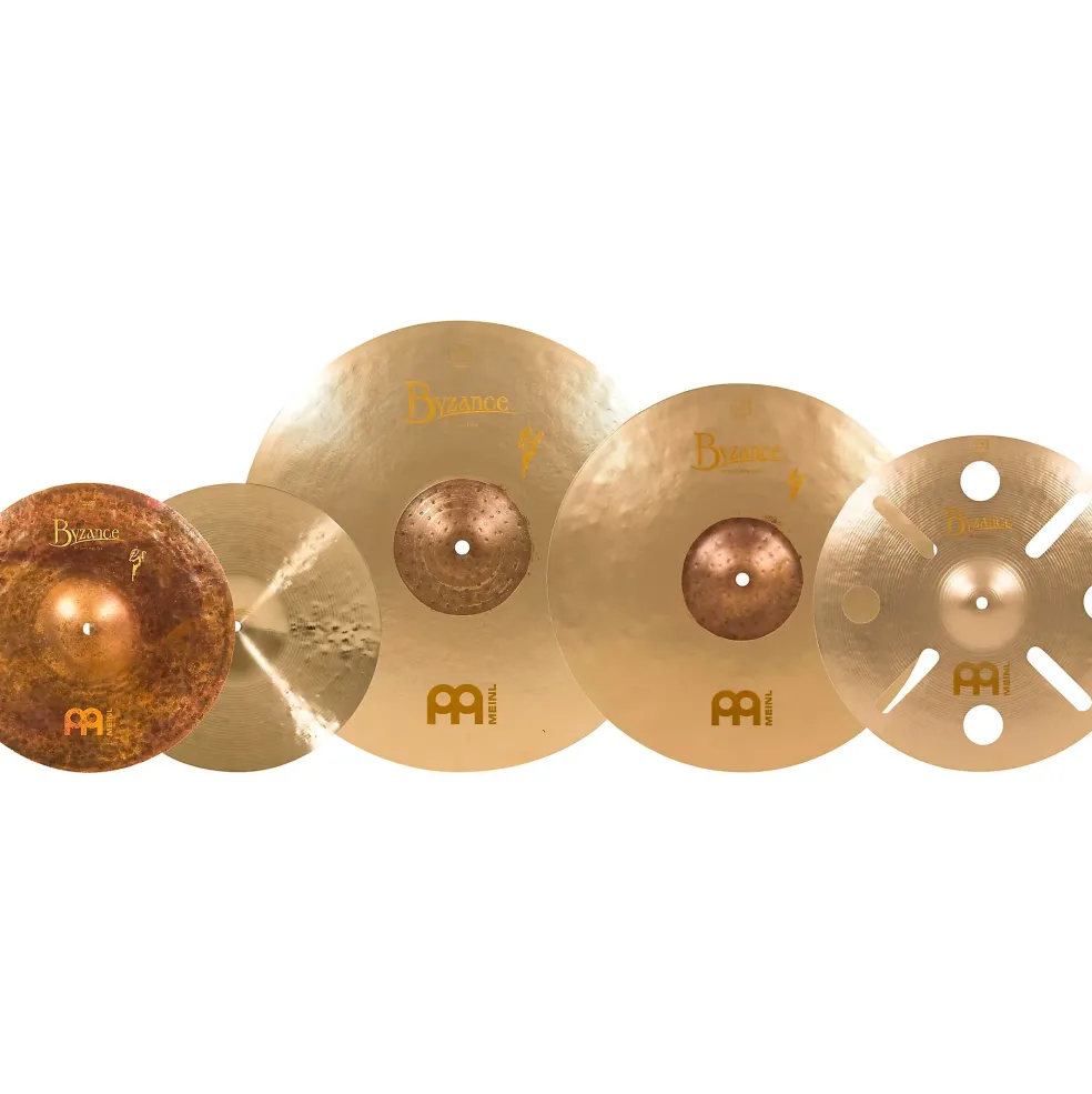 MEINL Byzance Vintage Series Benny Greb Sand Cymbal Set with Free 16 inch Trash Crash