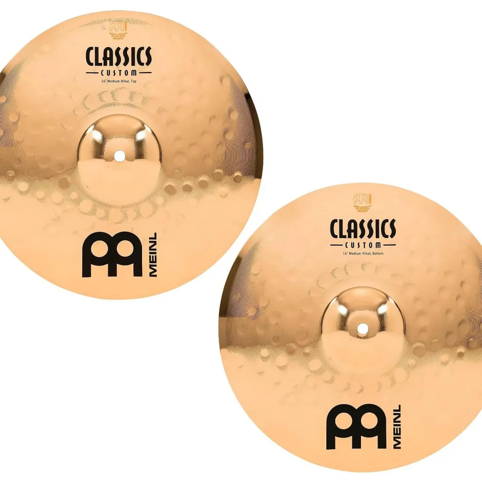 MEINL Classics Custom Medium Hi-Hats - Brilliant 14 in.
