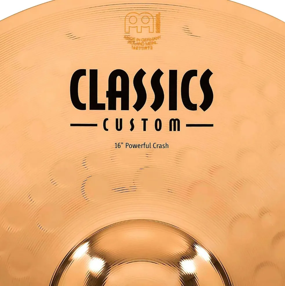 MEINL Classics Custom Powerful Crash - Brilliant 16 in.