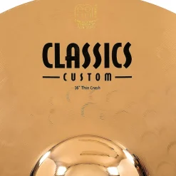 MEINL Classics Custom Thin Crash Brilliant Cymbal 16 in.