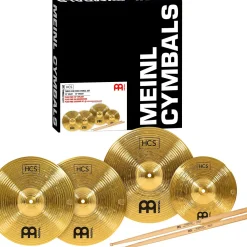 MEINL HCS Cymbal Pack With Free Splash, Sticks and Lessons