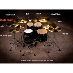 MEINL HCS Hi-Hat Cymbal Pair 14 in.
