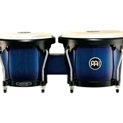 MEINL Headliner Wood Bongos With Ocean Blue Burst Finish