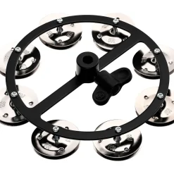 MEINL Hi-Hat Tambourine Black 1 Row