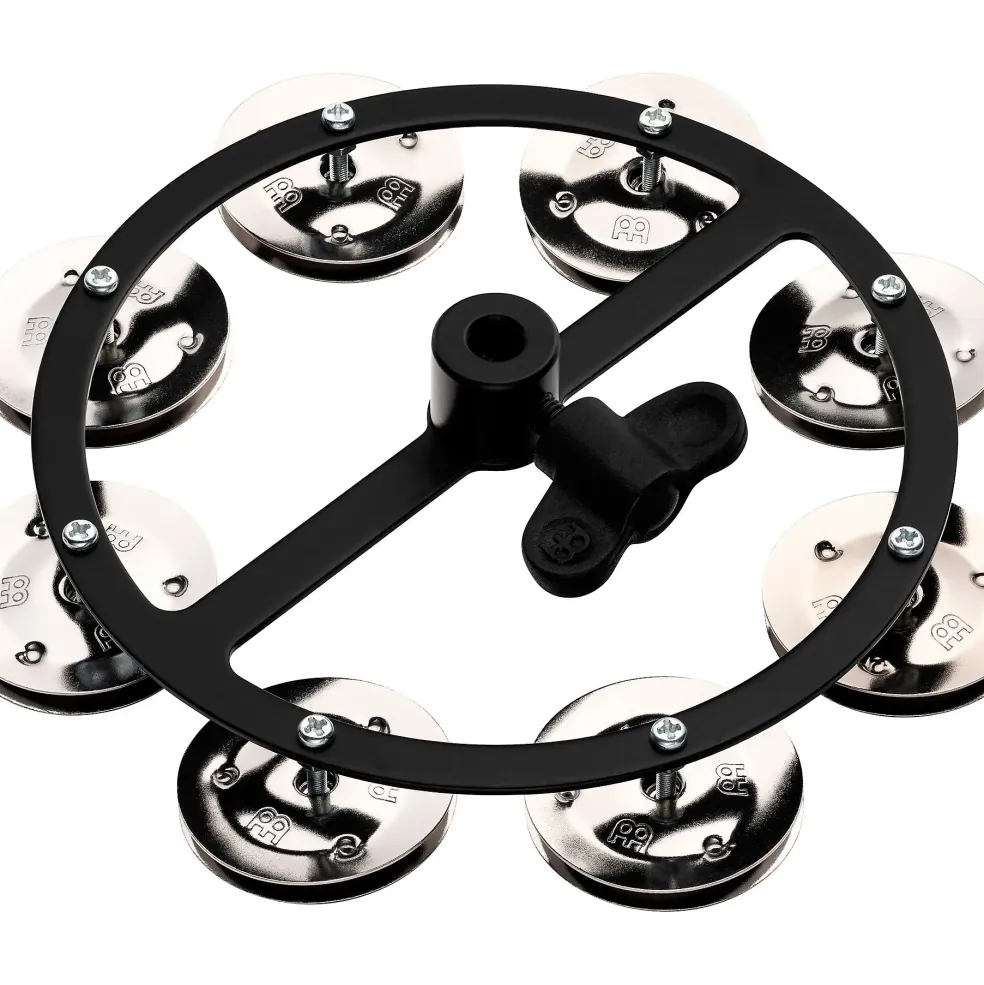 MEINL Hi-Hat Tambourine Black 1 Row
