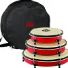 MEINL Plenera Set of 8, 10, & 12 ABS Frames with Goat Skin Heads & Nylon Bag