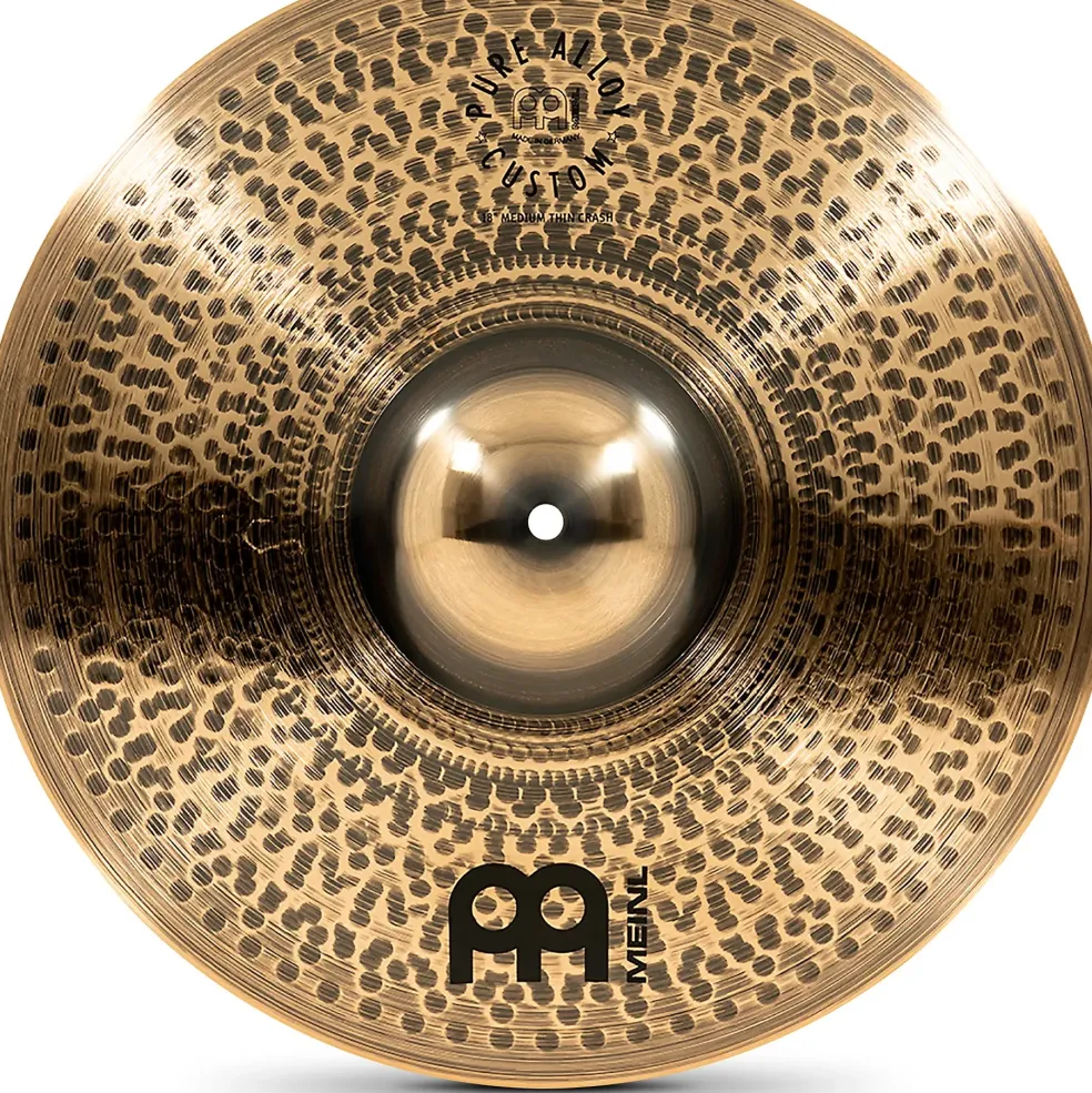 MEINL Pure Alloy Custom Medium Thin Crash 18 in.