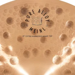 MEINL Pure Alloy Extra Hammered Hi-Hat Pair 15 in.