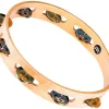 MEINL Recording-Combo Wood Tambourine One Row Dual Alloy Jingles Super Natural