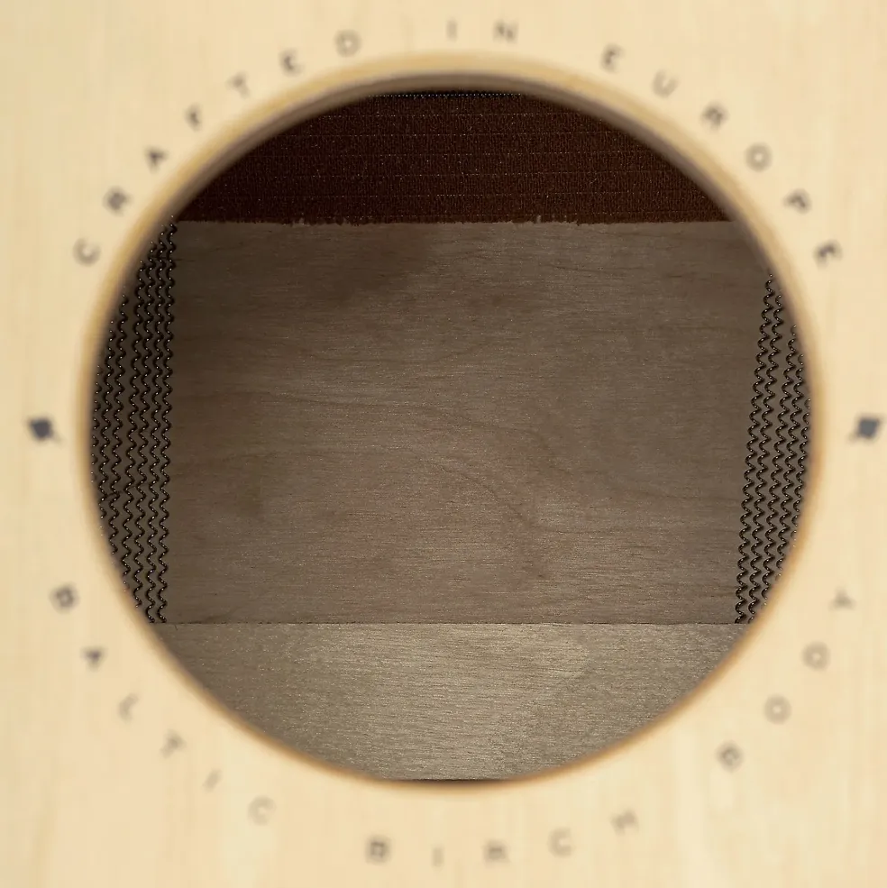 MEINL Snarecraft Series Mid-Size Cajon, Burl Wood