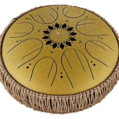 MEINL Sonic Energy C Major Medium Octave Steel Tongue Drum Gold