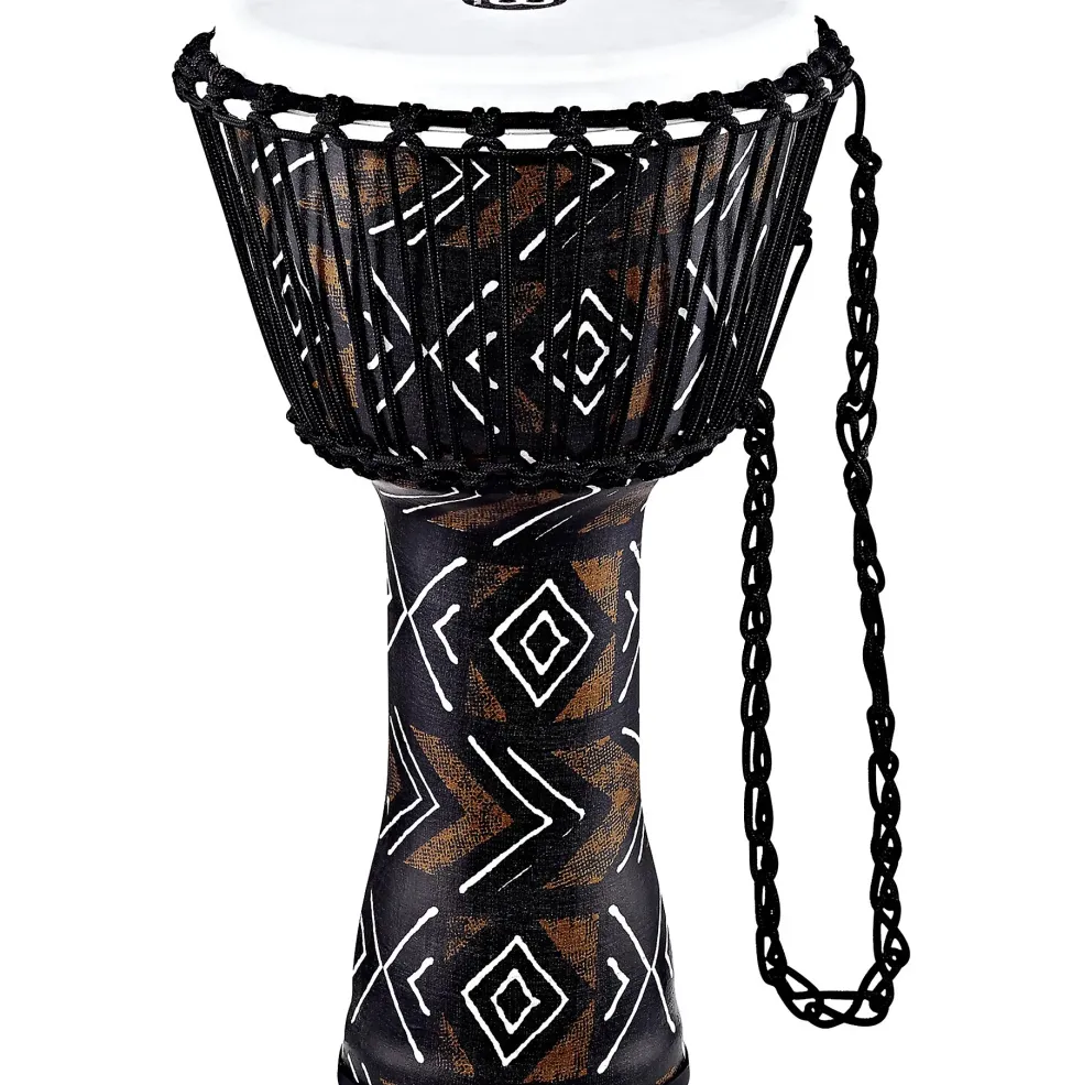 MEINL Travel Series Djembe with Synthetic Head in Kanga Sarong Finish 10 in.