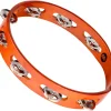 MEINL Wood Tambourine One Row Steel Jingles