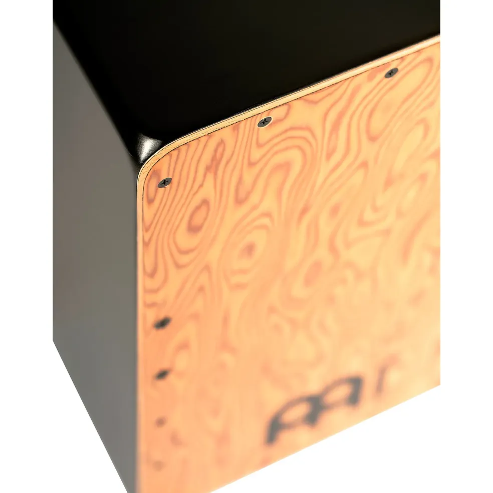 MEINL Woodcraft Series Professional Pickup Cajon with Makah Burl Frontplate