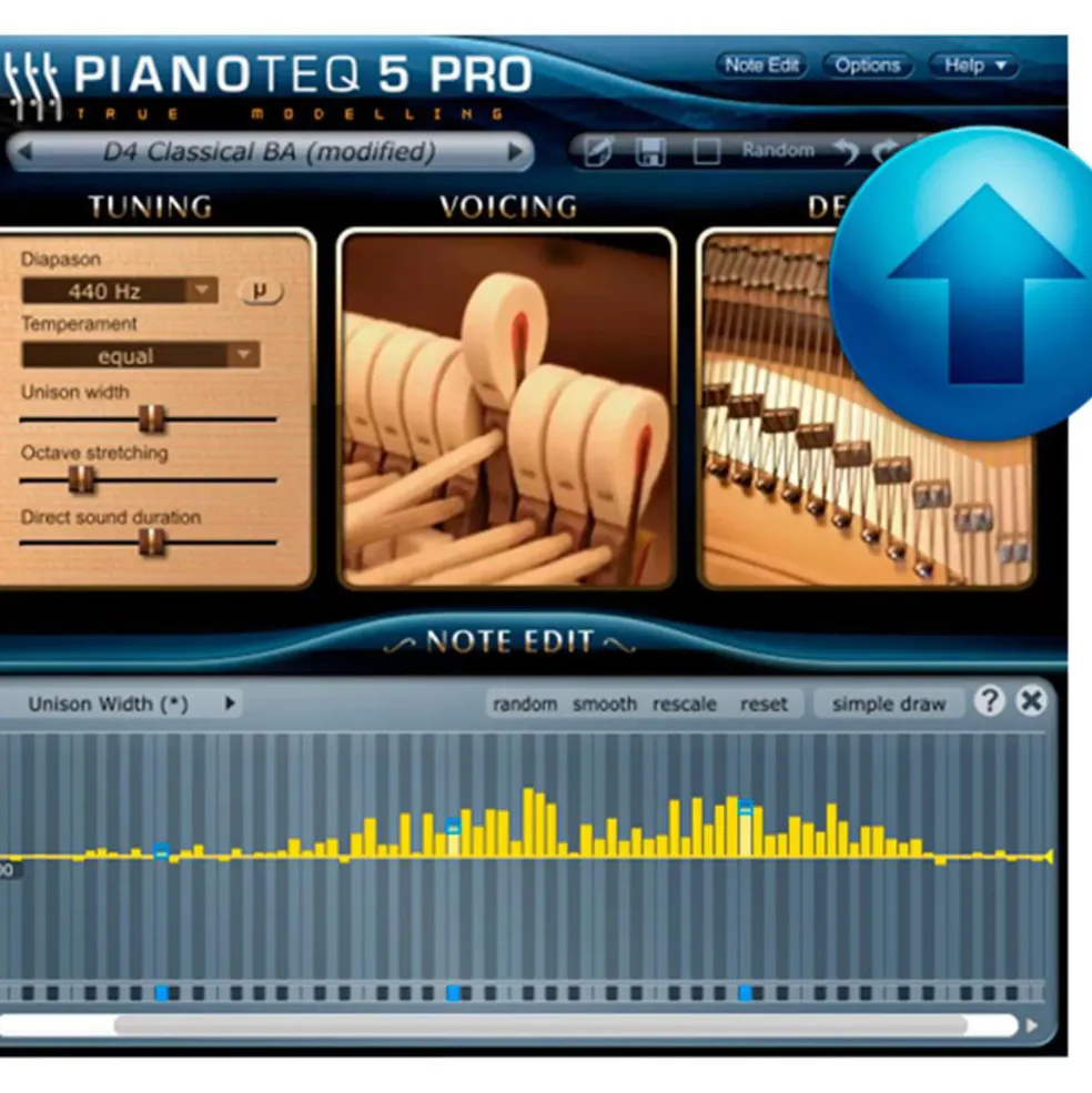 Modartt Pianoteq 5 Pro Ugrade from Standard