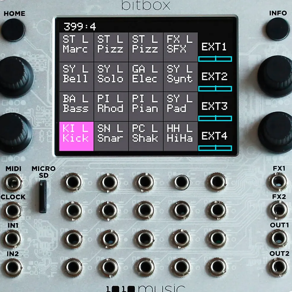 1010music Bitbox mk2 Eurorack Performance Sampler