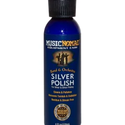 Music Nomad Silver Polish for Silver & Silver-Plated Instruments 4oz. Bottle
