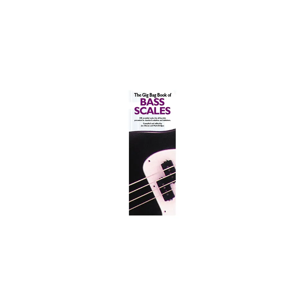 Music Sales Gig Bag Book of Bass Scales