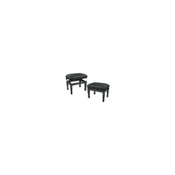 Musician's Gear Leather Concert Piano Bench Black