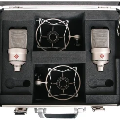 Neumann TLM 103 Anniversary Stereo Microphone Pair Satin Nickel