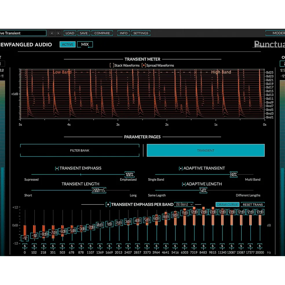 Newfangled Audio Punctuate Transient Shaper Plug-in