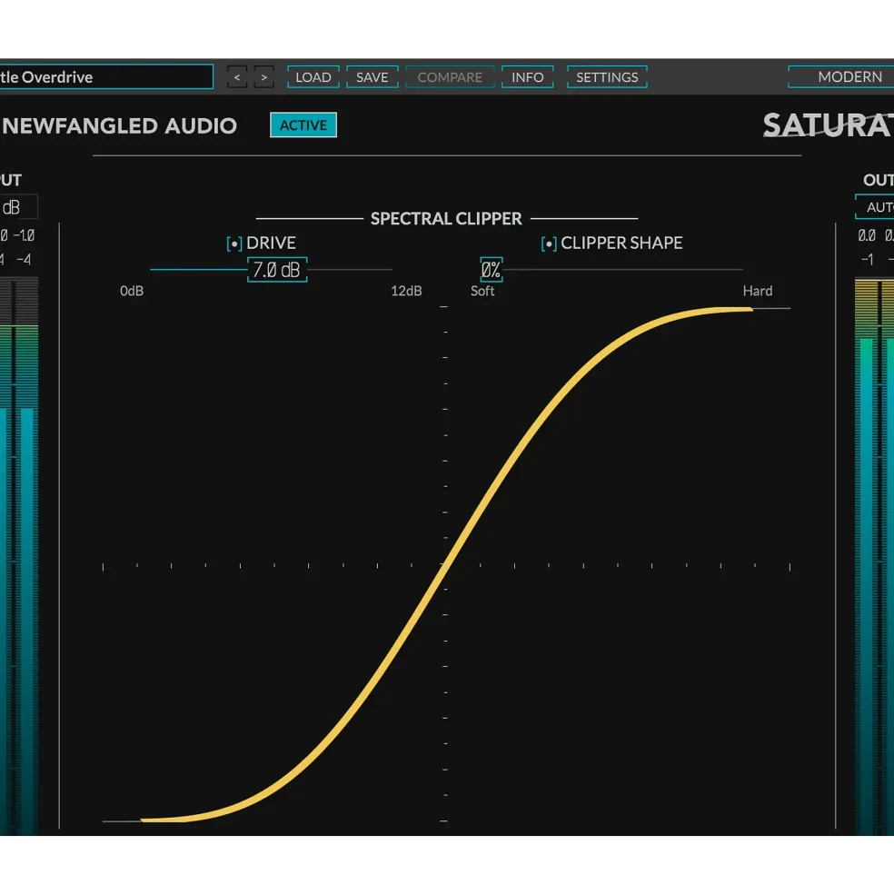 Newfangled Audio Saturate Spectral Clipper and Overdrive Plug-in