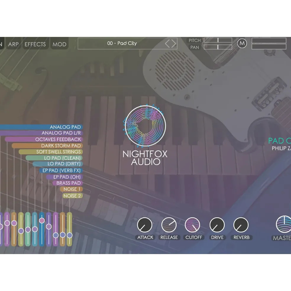 Nightfox Audio Pad City