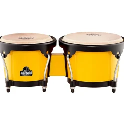 Nino ABS Bongos Plus Yellow Shell/Black Hardware 6-1/2 & 7-1/2 in.