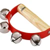 Nino Sleigh Bells with Wooden Ergo Grip & 4 Bells Red