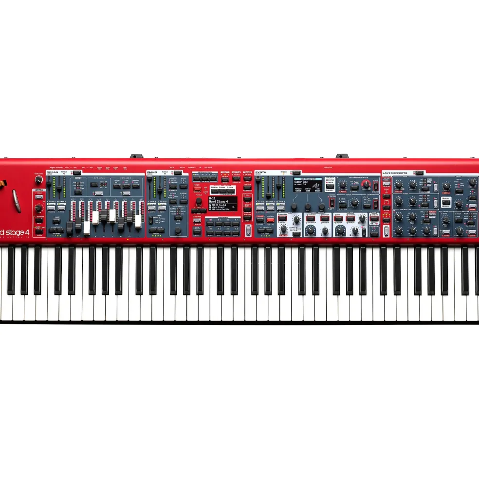 Nord Stage 4 73-Key Keyboard With Z Stand and Nord Single Pedal