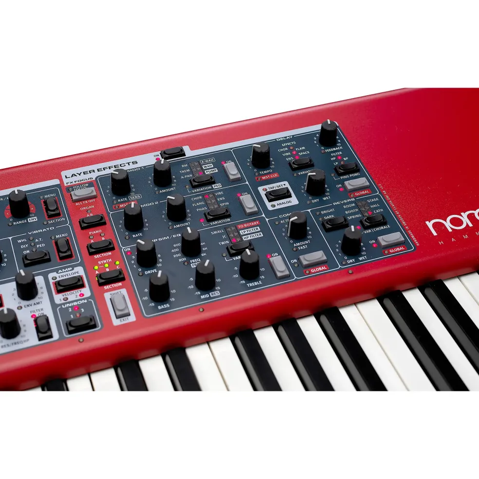 Nord Stage 4 88-Key Keyboard With Z Stand and Nord Single Pedal
