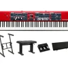 Nord Stage 4 88-Key Keyboard Stage Bundle