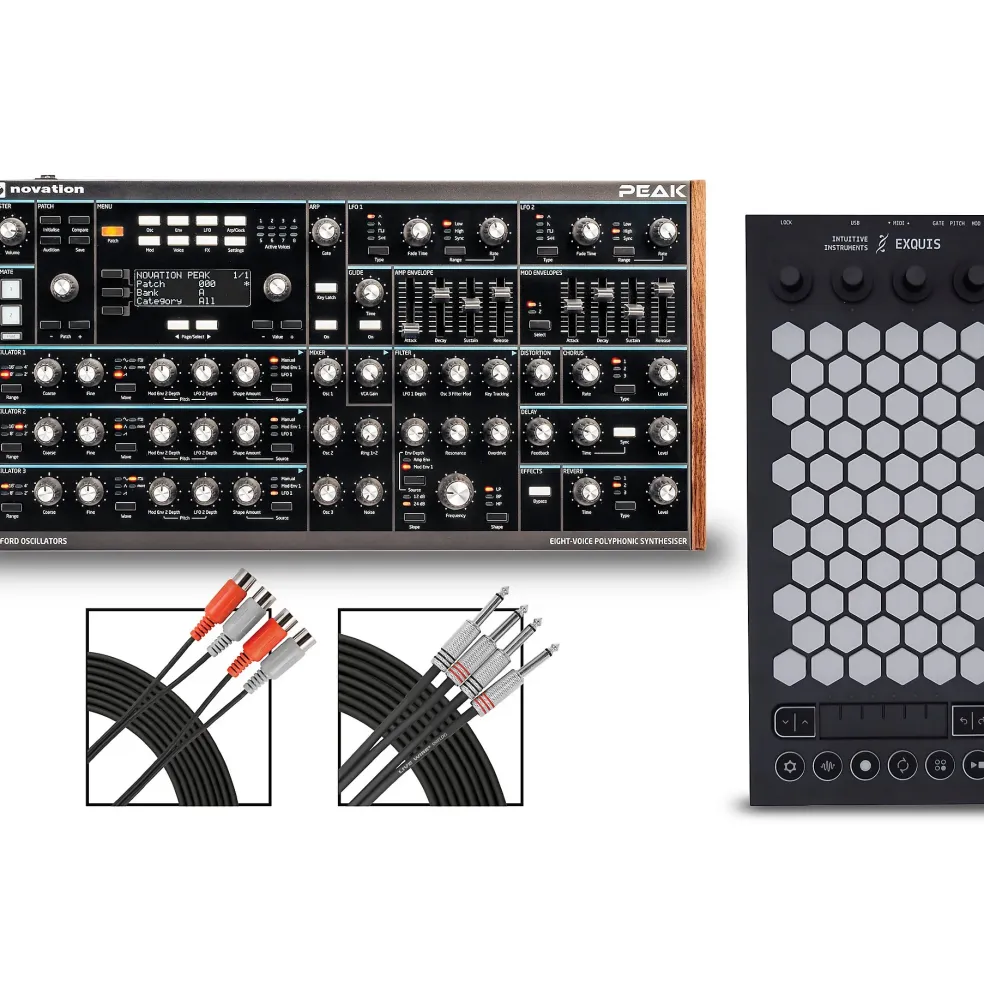Novation Peak 8-Voice Desktop and Exquis MPE Bundle