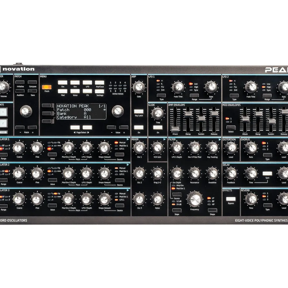 Novation Peak 8-Voice Desktop and Exquis MPE Bundle