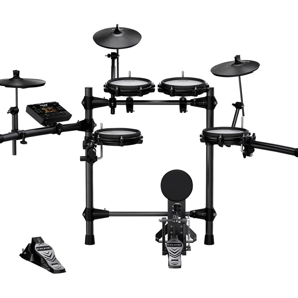 NUX DM-210 Mesh-Head Digital Drum Kit Black