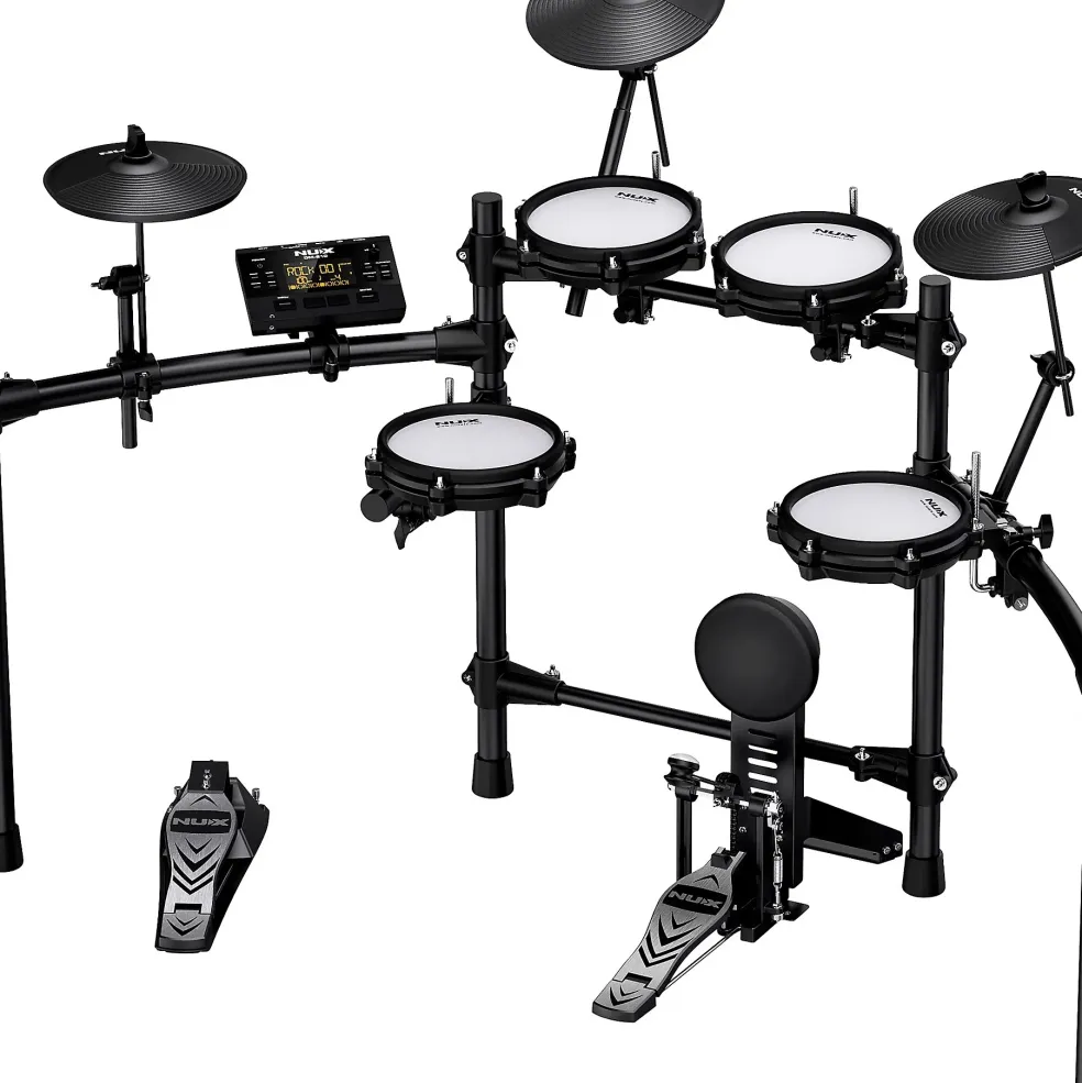 NUX DM-210 Mesh-Head Digital Drum Kit Black