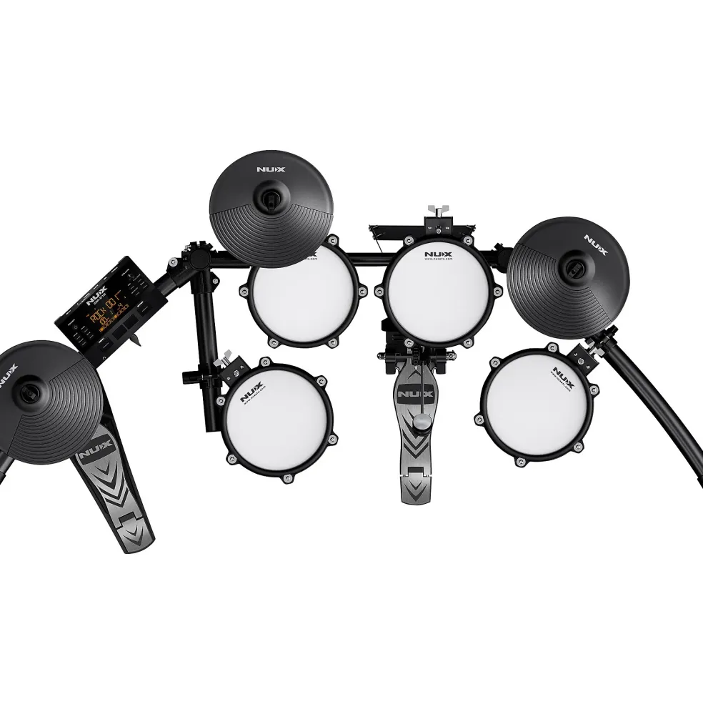 NUX DM-210 Mesh-Head Digital Drum Kit Black